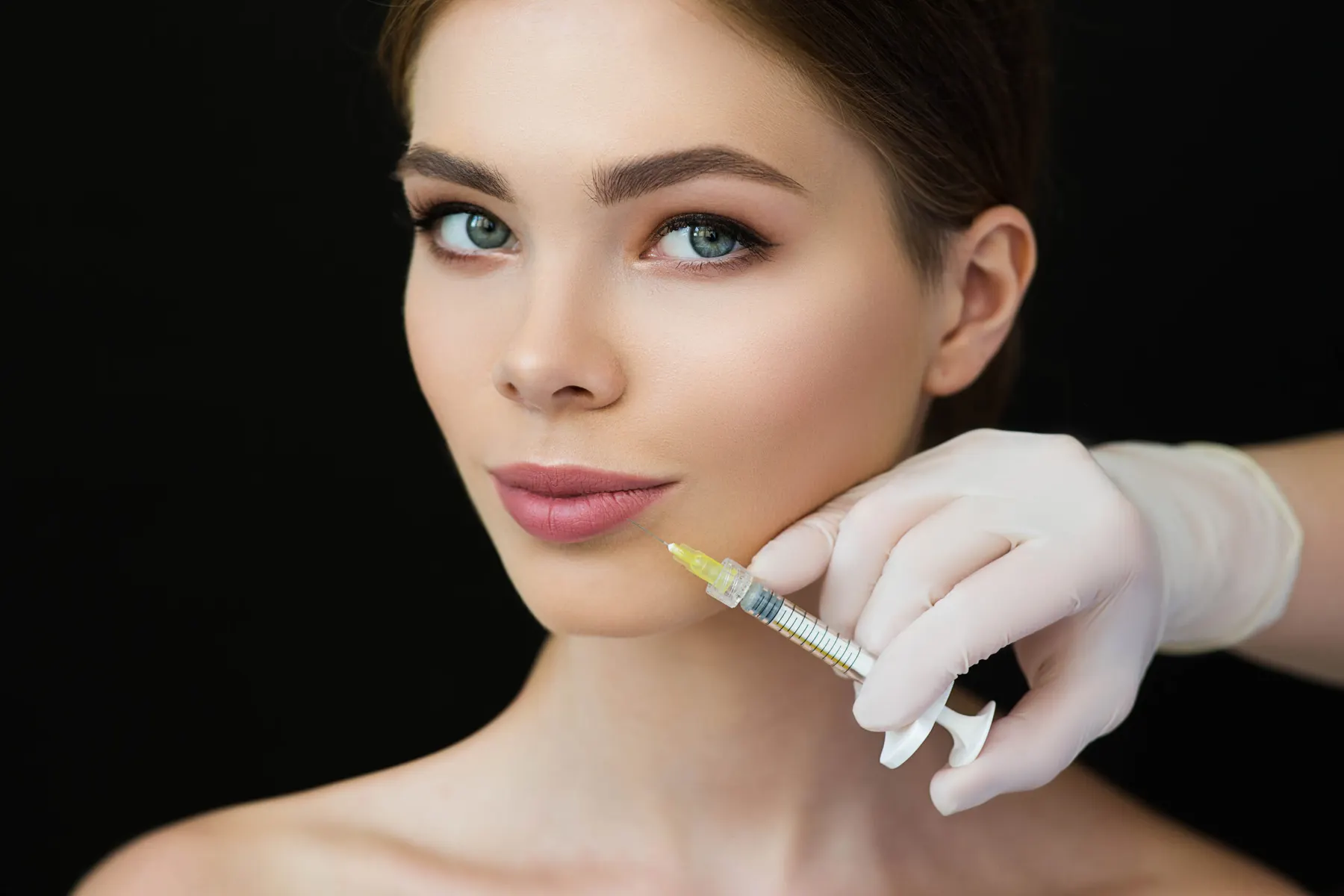 A facial injectable treatment at Bradford Skin Clinic, forty minutes north of Richmond Hill