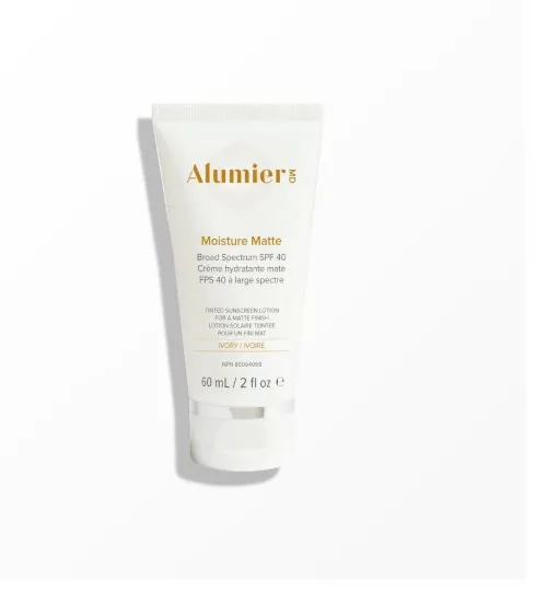 Moisture Matte Broad Spectrum Sunscreen SPF 40: Ivory by AlumierMD