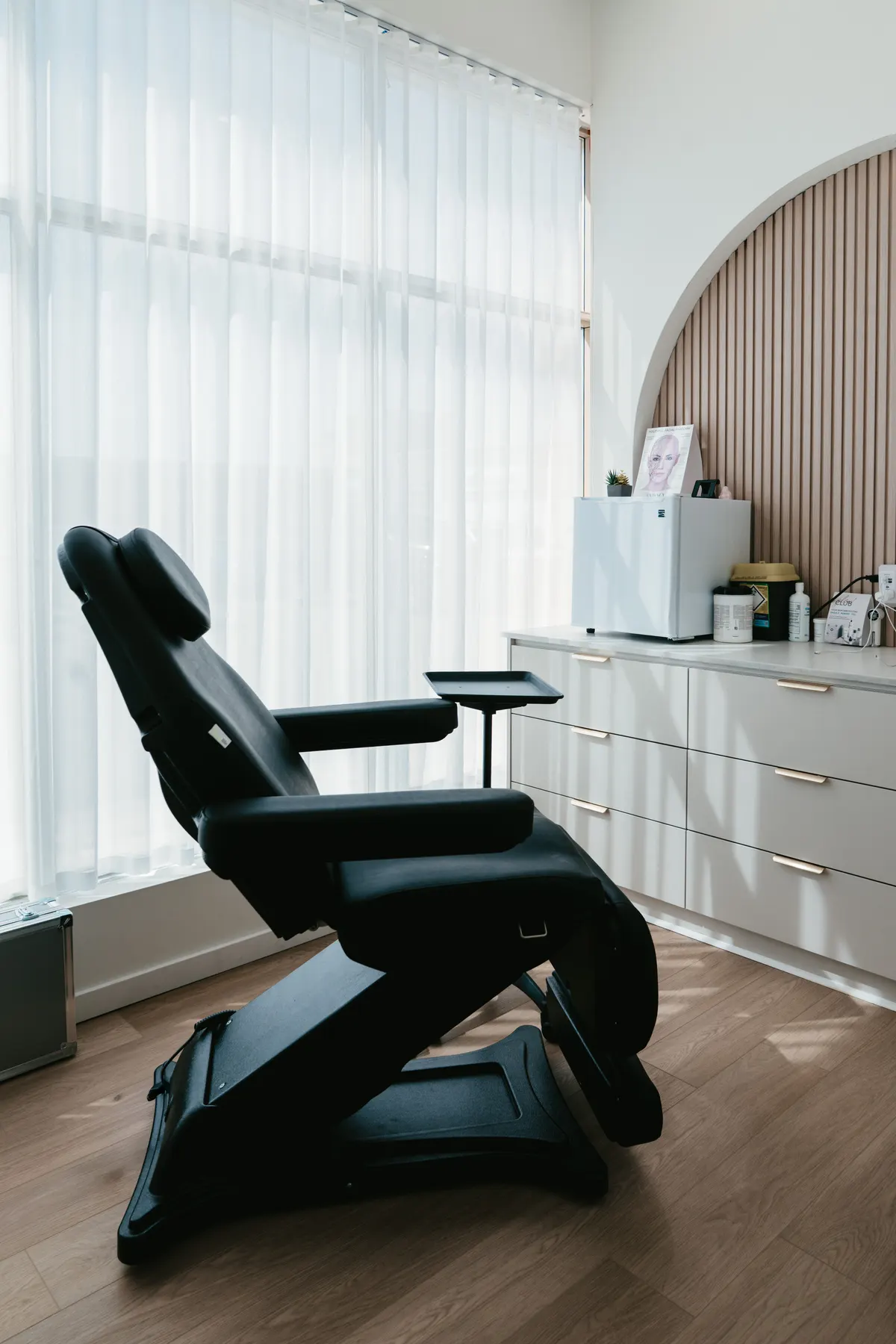 A treatment room at Bradford Skin Clinic, where training takes place
